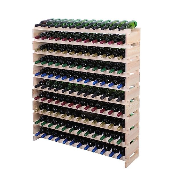 PROREGAL Weinregal VINOTECA FLEX PRO HxBxT 135x123x28cm 120 Flaschen Auf 10 günstig online kaufen