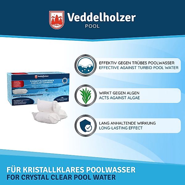 Veddelholzer Garten Poolpflege 1kg Flockmittel Pool günstig online kaufen