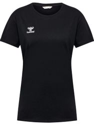 hummel T-Shirt Rundhalsausschnitt gesticktes Logo Regular günstig online kaufen