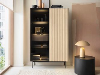 Compleo Standvitrine mit Schublade,gehärtetes Glas, Klassisch günstig online kaufen