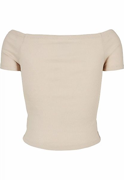 URBAN CLASSICS T-Shirt "Urban Classics Damen Ladies Off Shoulder Rib Tee", günstig online kaufen