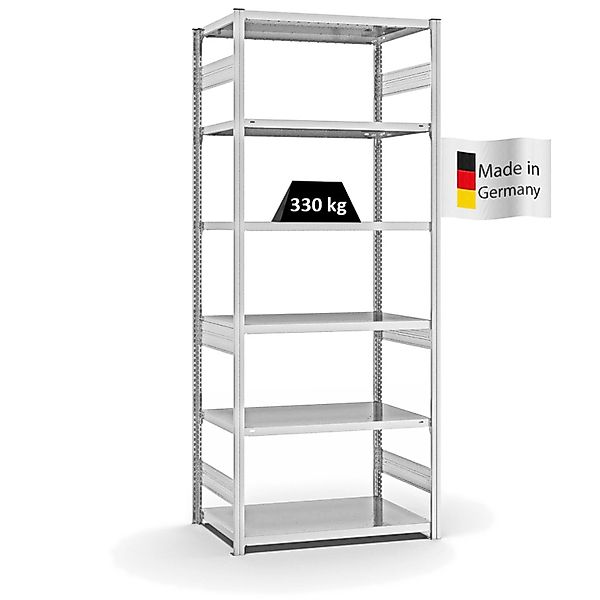 PROREGAL Fachbodenregal Stecksystem T-Profil Heavy-Duty Grundregal HxBxT 25 günstig online kaufen