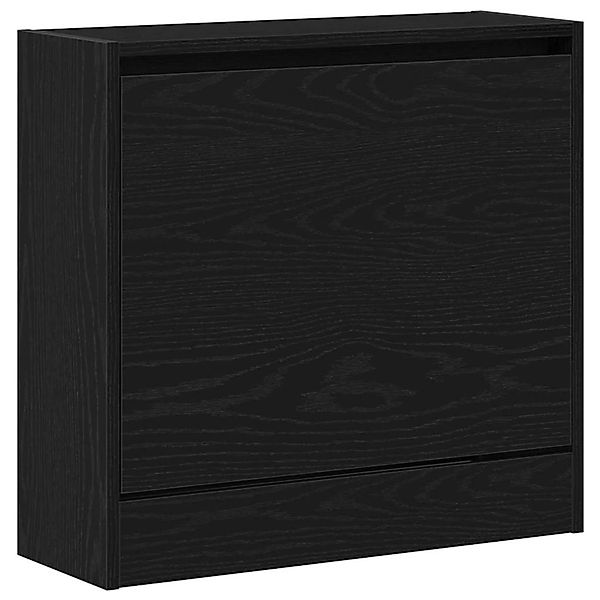 vidaXL Schuhschrank Schwarze Eiche 60 x 21 x 57 cm Holzwerkstoff 869101 günstig online kaufen