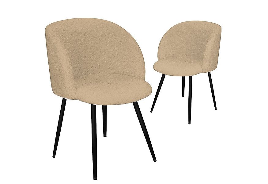 HOMELUX Polsterstuhl Esszimmerstuhl 2/4 Set, Küchenstuhl mit Armlehnen & Me günstig online kaufen