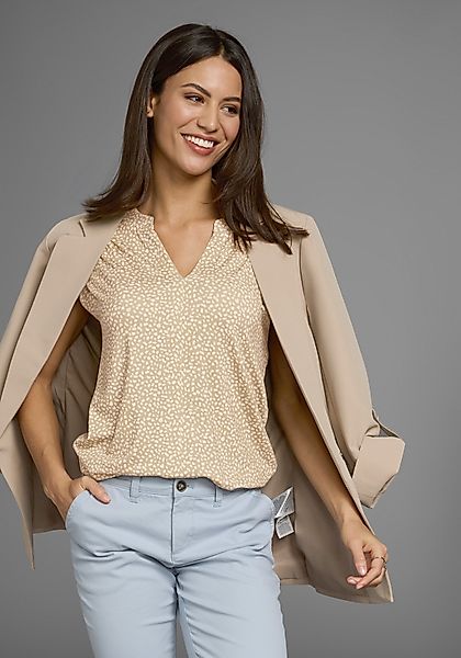 Laura Scott Print-Shirt mit elastischem Saum günstig online kaufen