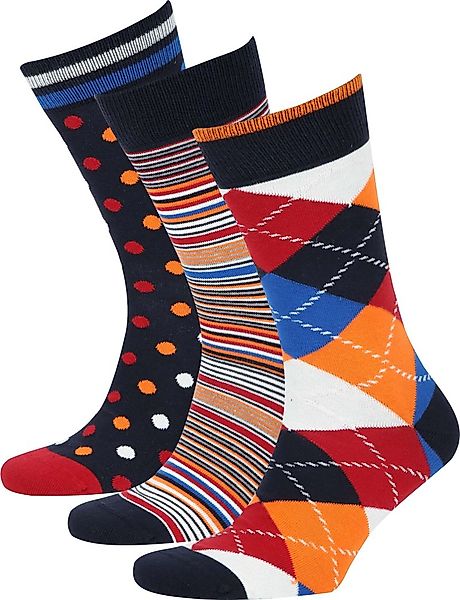 Suitable Orange Socken 3-Pack - Größe 42-46 günstig online kaufen