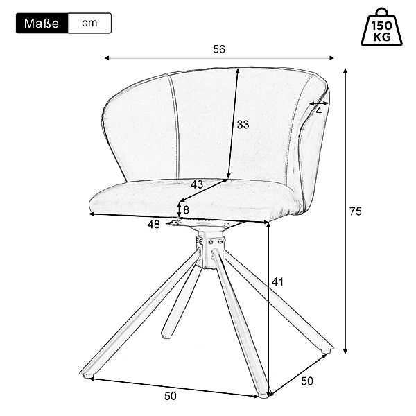Flieks Esszimmerstuhl (Set, 6 St), 6er günstig online kaufen