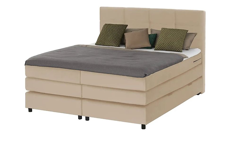 Boxspringbett  Wind ¦ beige ¦ Maße (cm): B: 160 H: 152 Betten > Boxspringbe günstig online kaufen