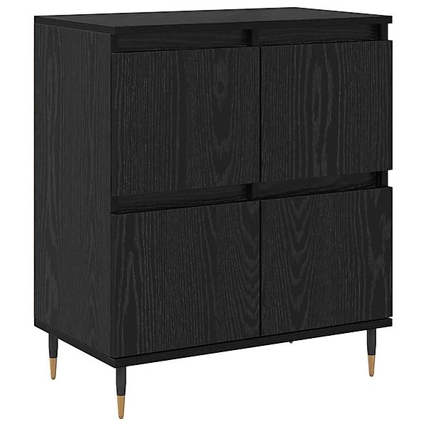 vidaXL Sideboard Schwarz 60 x 35 x 70 cm Holzwerkstoff 879494 günstig online kaufen