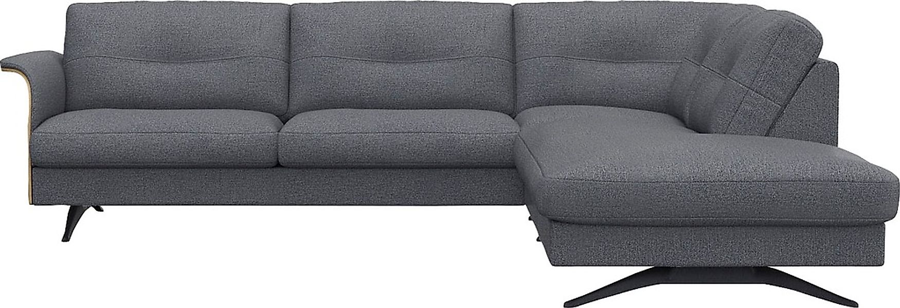 FLEXLUX Ecksofa "Glow bequem und komfortabel durch hochwertigen Sitzaufbau, günstig online kaufen