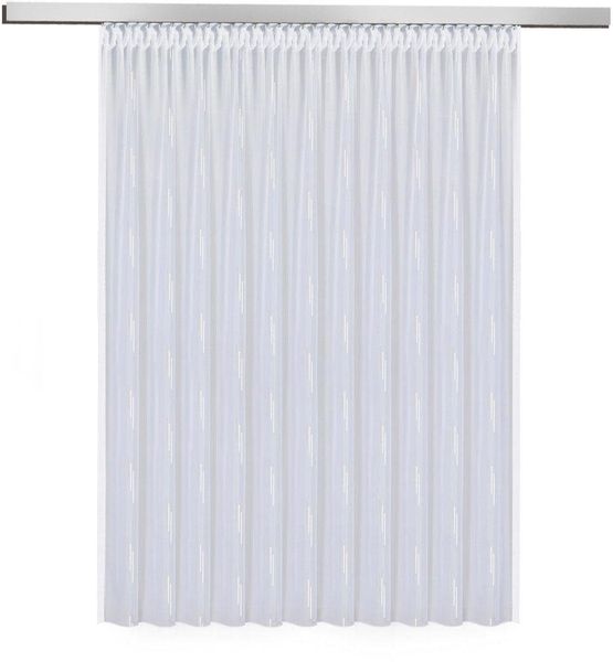 Gerster Gardine "Vera" Smokband 1 Stk. tlg. Voile Grundware mit Scherli Eff günstig online kaufen