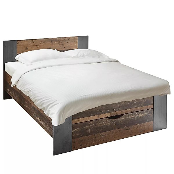 140x200 Bett inkl Bettschubkasten u Auflagen-Set MARTIN von Begabino Old St günstig online kaufen