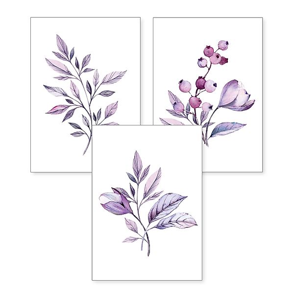 Kreative Feder Poster, Aquarell, lila, violett, günstig online kaufen