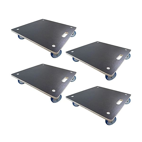 PROREGAL Mega Deal 4x Profi Transportroller Mit 4 Rollen HxBxT 15x58x58cm T günstig online kaufen