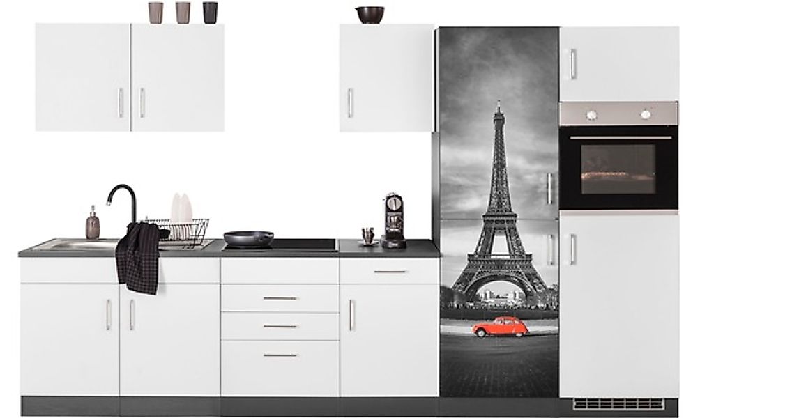 KOCHSTATION Küchenzeile »KS-Paris – Küchen mit einzigartigen Fotomotiven au günstig online kaufen