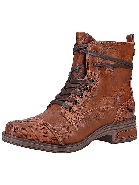 MUSTANG Stiefelette Lederimitat Schnürstiefelette günstig online kaufen