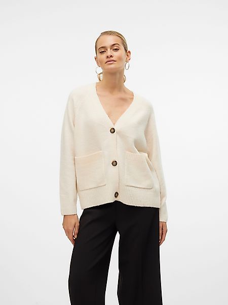 Vero Moda Strickjacke VMBOOM LS V-NECK günstig online kaufen