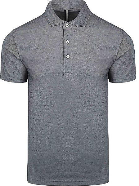 Profuomo Poloshirt Luxury Knitted Melange Blau - Größe XXL günstig online kaufen