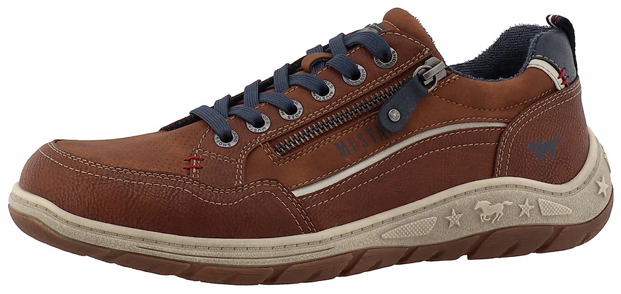 Mustang Shoes Sneaker "Benedetto" Freizeitschuh, Halbschuh, Schnürschuh mit günstig online kaufen