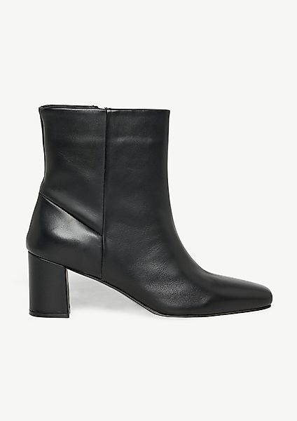 Comma Absatz-Stiefelette aus Glattleder Stiefel günstig online kaufen