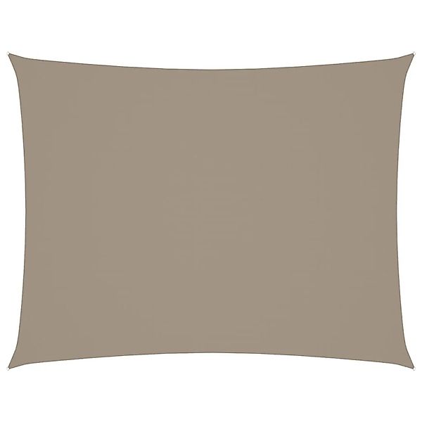 vidaXL Sonnensegel Oxford-Gewebe Rechteckig 6x8 m Taupe 135443 günstig online kaufen