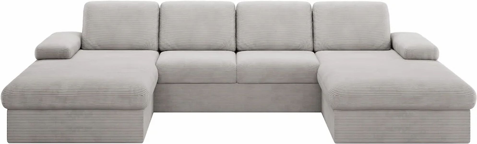 sit&more Wohnlandschaft "Moreno U-Form, B: 309 cm" mit Armteilverstellung, günstig online kaufen