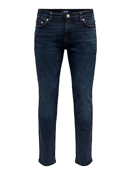 ONLY & SONS Slim-fit-Jeans OS ONSLOOM SLIM BLUE GREY 40 mit Destroyed Effek günstig online kaufen