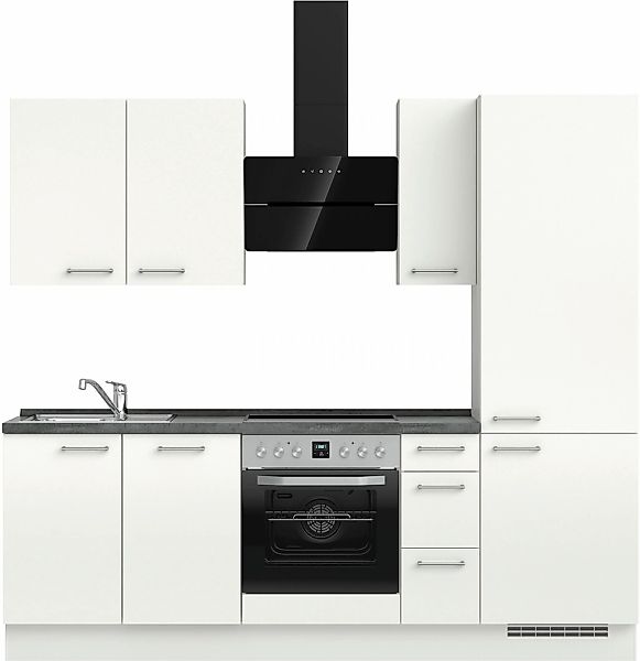 nobilia Küchenzeile ""Laser II", Ausrichtung wählbar, Breite 240 cm", vormo günstig online kaufen
