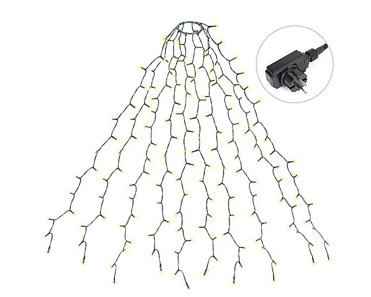 Salcar LED-Lichterkette Weihnachts Lichterkette Weihnachtsbaum LED Lichterk günstig online kaufen
