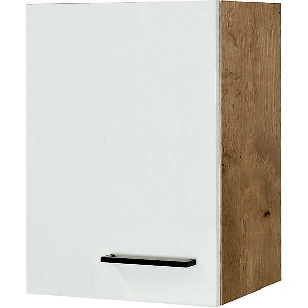 Flex-Well Exclusiv Oberschrank Morena 50 cm Basaltgrau matt - San Remo Eich günstig online kaufen