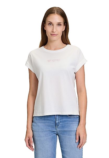 Cartoon Kurzarmshirt Cartoon Printshirt mit Ärmelaufschlag günstig online kaufen
