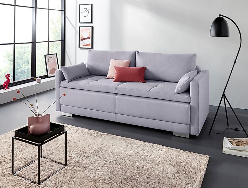 INOSIGN Schlafsofa Berlin, mit Boxspringaufbau, Bettfunktion günstig online kaufen