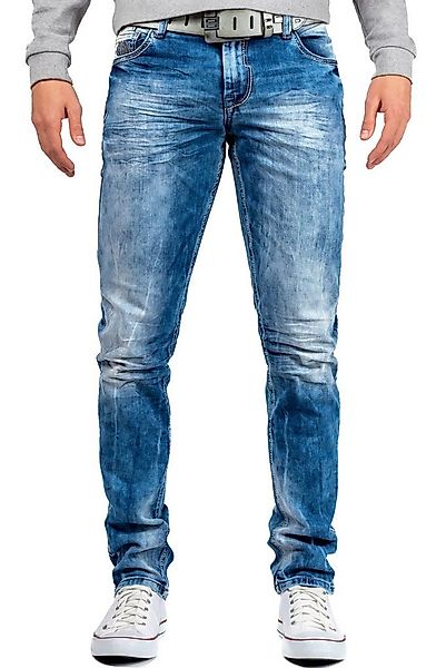 Cipo & Baxx 5-Pocket-Jeans Hose BA-CD319 (1-tlg) mit lässiger Stonewashed W günstig online kaufen