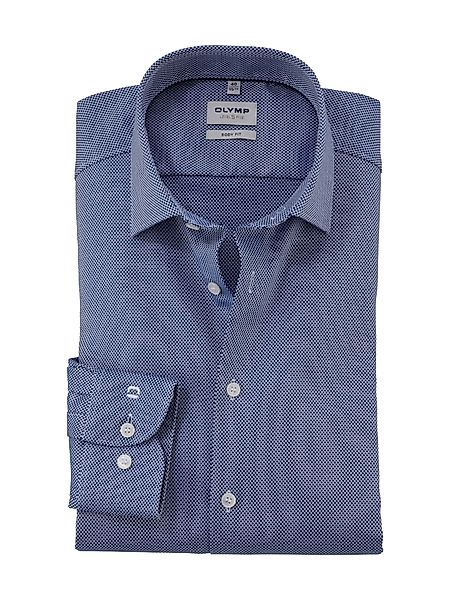 OLYMP Level 5 Dobby Hemd Royal - Größe 38 günstig online kaufen
