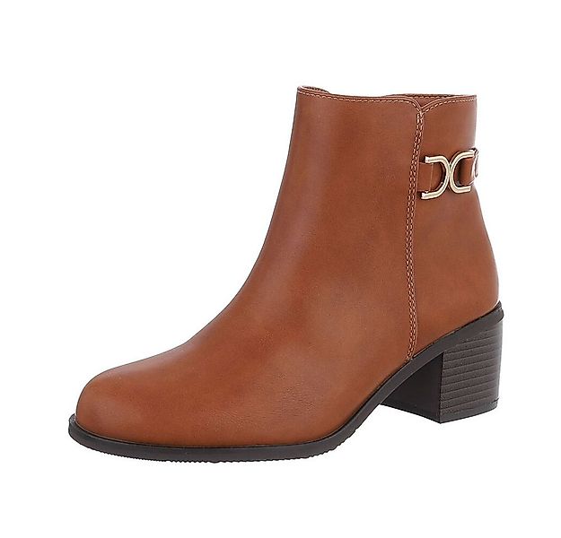 Ital-Design Damen Elegant Stiefelette (87118276) Blockabsatz Klassische Sti günstig online kaufen