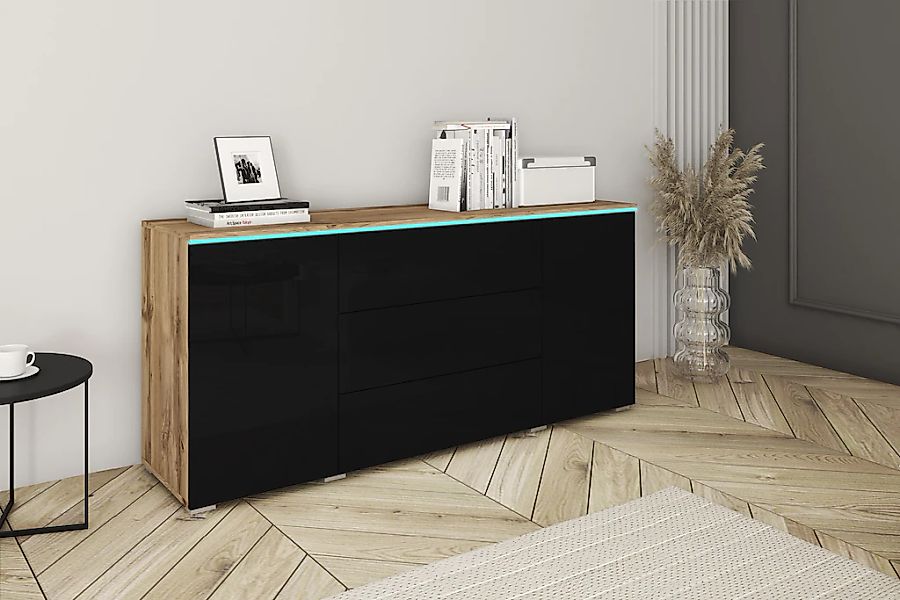 INOSIGN Sideboard "VERA, grifflos", verstellbare Einlegeböden, Wahlweise mi günstig online kaufen