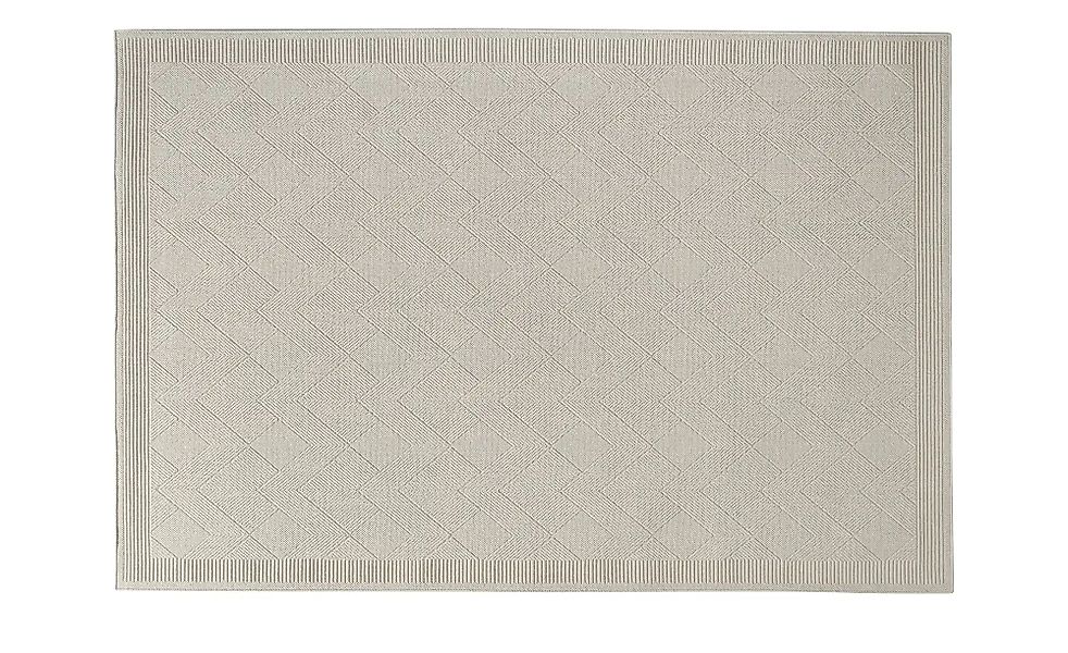 Wollteppich  Lana ¦ beige ¦ Wolle, Jute ¦ Maße (cm): B: 80 H: 0,9 Teppiche günstig online kaufen