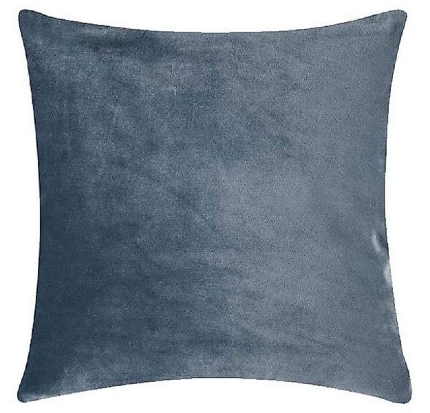 PAD Kissenhülle Kissenhülle Samt Smooth Dusty Blue (50x50cm) günstig online kaufen