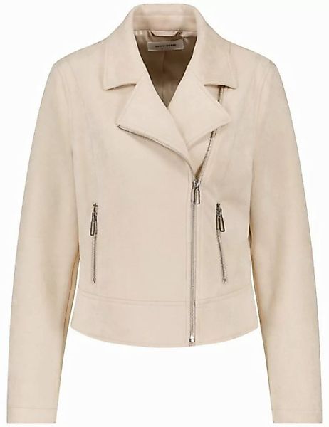 GERRY WEBER Jackenblazer Bikerjacke in Veloursoptik günstig online kaufen