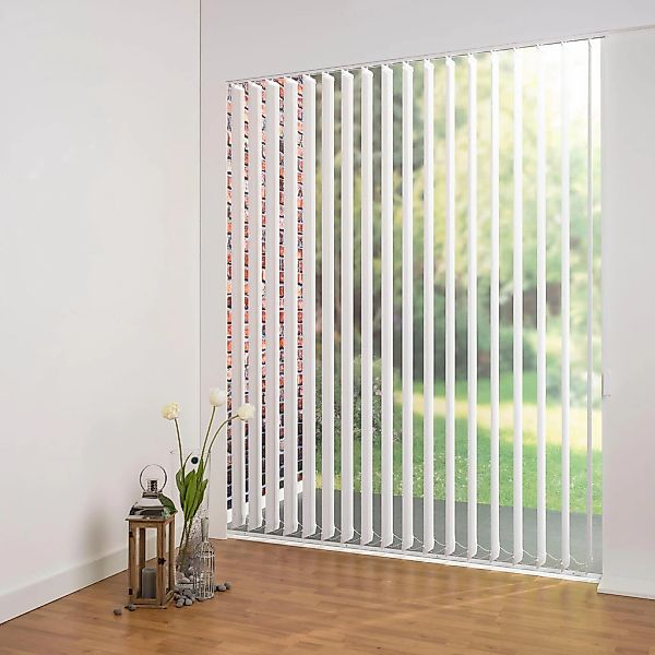 Liedeco Lamellenvorhang »Lamellenvorhang Vertikalanlage perlex - 127 mm Lam günstig online kaufen