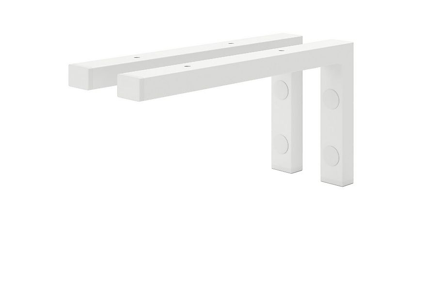 HOLZBRINK Wandregalhalter Wandkonsole L-Form, 2-tlg. SET, Industriestahl pu günstig online kaufen
