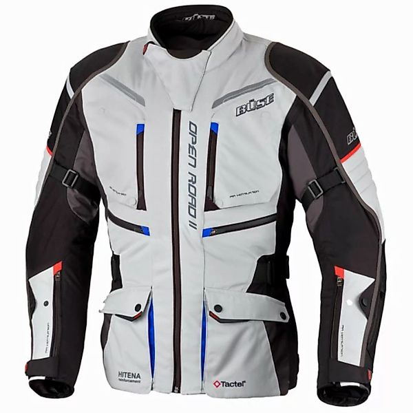 Büse Motorradjacke Büse Open Road II Textiljacke hellgrau Herren 50 günstig online kaufen