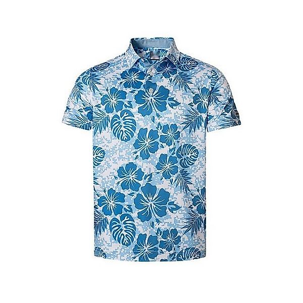 YRIIOMO T-Shirt Herren Sonnenschutz Freizeit Polo Männer T-Shirt Sommer mod günstig online kaufen