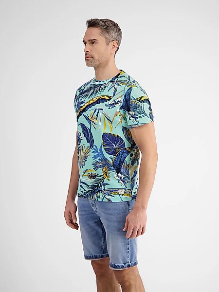 LERROS T-Shirt "LERROS T-Shirt im Hawaiian-Style" günstig online kaufen