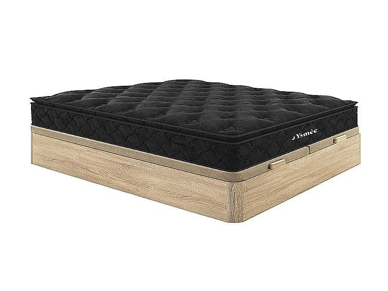 Set aus Bettgestell mit Bettkasten + Taschenfederkernmatratze & Topper - 18 günstig online kaufen