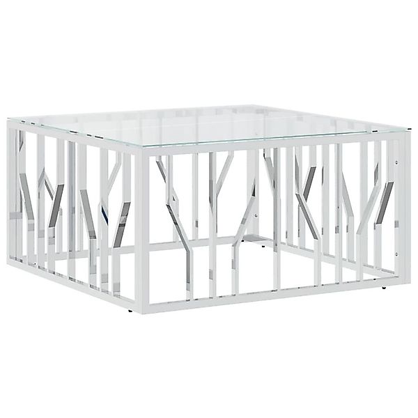 furnicato Couchtisch 80x80x40 cm Edelstahl und günstig online kaufen