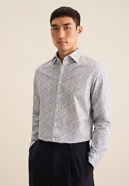seidensticker Businesshemd "Slim", Slim Langarm Kentkragen Floral günstig online kaufen