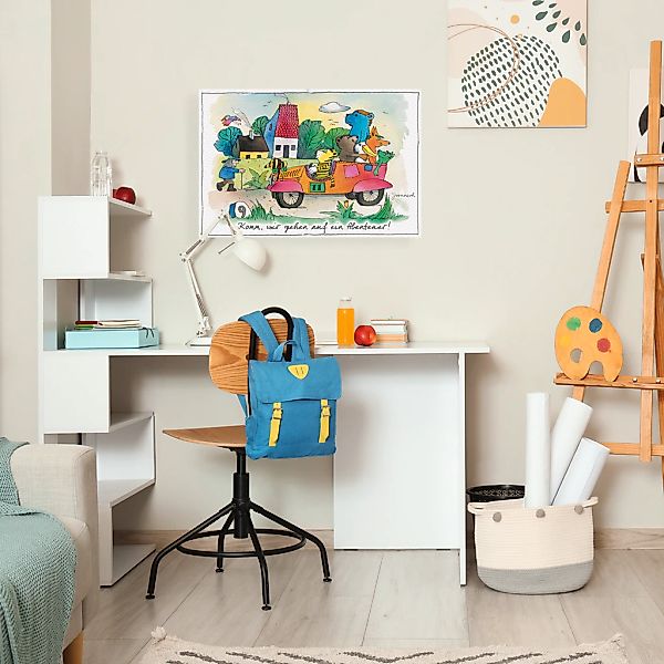 LuckyLinde Leinwandbild "Der kleine Tiger und der kleine Bär - Abenteuer" günstig online kaufen