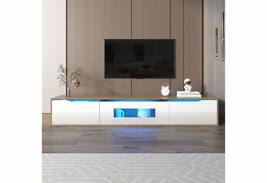 autolock TV-Schrank Hochglanz-TV-Schrank, farblich passend zu Hochglanz-Wei günstig online kaufen