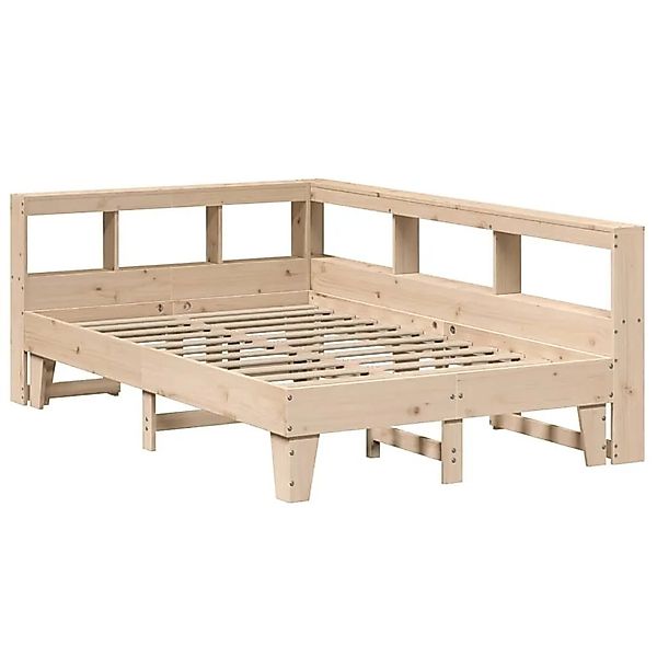 vidaXL Bücherregalbett ohne Matratze 120x200 cm Massivholz Kiefer 3324541 günstig online kaufen